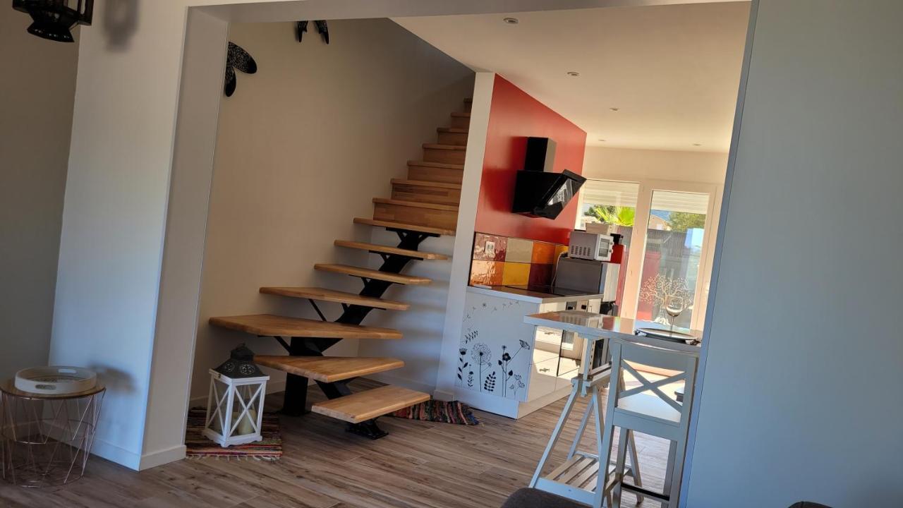 Gite Du Soleil Maison Lumineuse Avec Terrasse Solarium Parking Prive Sorède Exteriör bild